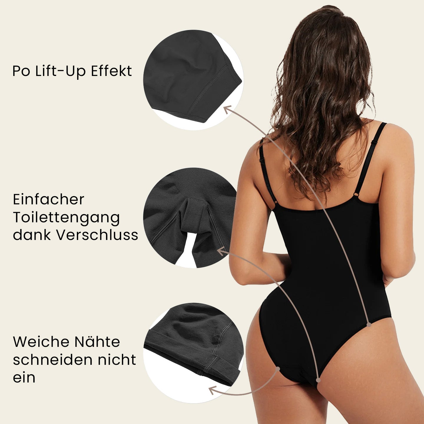 Bodysuit Shapewear mit Slip